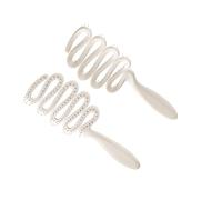 Airflows Peigne texturisant pour cheveux plats Crée des volumes naturels Construction ABS pour un coiffage quotidien Design creux Peigne à cheveux volumateur