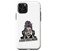 Airforce Mom Apparel American Messy Chignon Cheveux Airforce Mom Coque pour iPhone 11 Pro