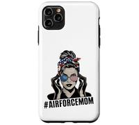 Airforce Mom Apparel American Messy Chignon Cheveux Airforce Mom Coque pour iPhone 11 Pro Max
