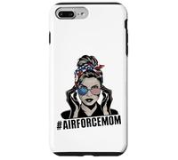 Airforce Mom Apparel American Messy Chignon Cheveux Airforce Mom Coque pour iPhone 7 Plus/8 Plus