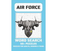 Airforce Word Search Puzzle Book: Word Searches with Easy to Read Print about the Airforce, Airforce Traditions, the Military Branch and More | 6x9 ... Gifts for Vacations, Holidays and Free Times