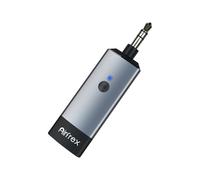 Airfrex Récepteur Bluetooth 5.3 Adaptateur Audio sans Fil Kit Mains Libres Micro Intégré avec Sortie Stéréo 3.5mm amplificateur de Casque Adaptateur sans Fil pour Haut-parleurs, Kit Auto Voiture