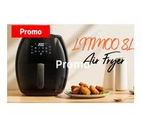 Airfryer 2000W, friteuse à air sans huile 8L, 8programmes, minuterie 60min, cuisson rapide, panier amovible, de FRITEUSE ELECTRIQUE
