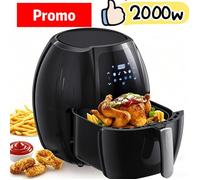 Airfryer 8L 2000W, friteuse à air sans huile, cuisson saine, 8 programmes, température réglable, panier antiadh FRITEUSE ELECTRIQUE