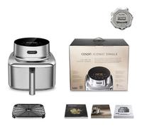 COSORI Friteuse sans huile ICONIC Single – 6,2 L inox, céramique sans PFAS ni BPA, 7-en-1