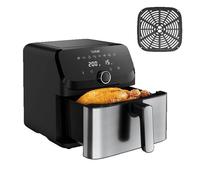 Tefal Easy Fry Mega EY855D10 friteuse Unique 7,5 L Autonome 2020 W Friteuse d’air chaud Noir, Acier inoxydable