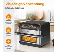 Airfryer - friteuse à air sans huile, CDISPLAY ,10 fonctions,Grande capacité 10 L