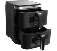 Friteuse sans huile - Airfryer FGD11 - Capacité 11L - Double cuves 5,5 L - 12 programmes de cuisson - 2800W inox noir