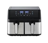 FRITEUSE SANS HUILE - ARTHUR MARTIN - AIRFRYER AMPF9 - 2 CUVES DE 4,5L - 2000W - AFFICHAGE LED