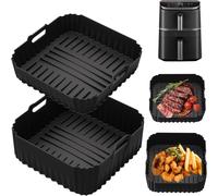 Airfryer Silicone Mould Accessory Specially Designed For Turbo Tower,Turbo Tower Pro & Smart 10.8l Silicone Mould Hot Air Fryer 2 Chamber Double Stack For