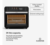 AirGlaze Digital Friteuse à air | 2200 W | 19 programmes | avec accessoires compatibles lave-vaisselle