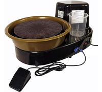 Airgoo Ceramics Clay Machine Pottery Wheel AG-60 250W Machine électrique Céramique Valeurs Travail Clay Shaping Tool avec pédale Independent DIY Céramique Outil Forme Roue Machine à Main