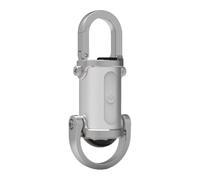 AIRHSKWI Porte-clés lampe de travail LED portable rechargeable par USB pour camping, accessoire de poche, tissu/plume