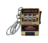 AIRHSKWI Porte-clés miniature en forme de machine à fruits - Accessoire amusant et pratique - Pour un usage quotidien et les voyages