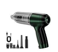 Airify Pro Vac, Airify Car Vacuum, Aspirateur à Main sans Fil, Mini Aspirateur de Voiture, Soufflette Air Comprimé, Aspirateur de Voiture Puissant, pour Voiture, Maison, Nettoyage de Bureau (Vert)