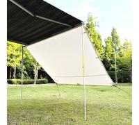 AIRIS Protection solaire pour camping-car - Protection efficace en coton, imperméable, facile à installer, compatible avec les auvents Thule, Fiamma et Dometic (253 x 185)