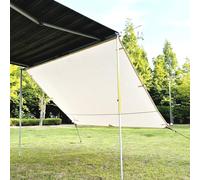 AIRIS Store brise-vue - Tissu en coton de qualité supérieure, protection supérieure contre le soleil et la pluie, installation facile, compatible avec Thule, Fiamma et Dometic (290 x 190)