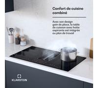 AirJet FlexPro Down Air System | Cuisinière à induction + hotte aspirante | Flexzone | Booster A++