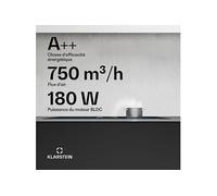 Klarstein AirJet FlexPro 90cm Plaque Induction avec Hotte Intégrée Anthracite APP