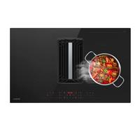 AirJet Hybrid 80cm 4 Feux Plaque Induction avec Hotte Intégrée Noir APP