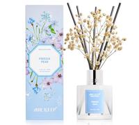Airkeep Diffuseur de Parfum Freesia Pear 100ml avec 8 Bâtonnets, Diffuseur Parfum Maison pour Chambre Salon Salle de Bain Bureau