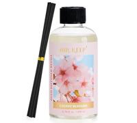 Airkeep Recharge Liquide Parfumé 200ml pour Diffuseur à Bâtonnets - Cherry Blossom - Parfum d’Ambiance Maison pour Salon, Chambre, Salle de Bain