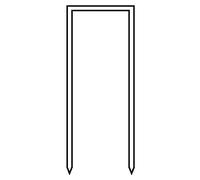 Airkraft Lot de 5 000 agrafes type 80 16 mm