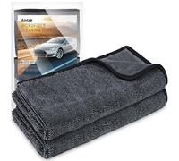Airlab 2XL Chiffon Microfibre Séchage Voiture Auto Super Absorbant 60x40CM | Serviette Anti Rayures Polissage Detail Moto Vitre Salle de Bain, Lingette Efficace Entretien Professionnel Nettoyage, 600GSM