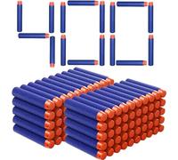 Airlab 400pcs Fléchettes pour Pistolets Nerf Fortnite, 7,2 cm Balles pour N-Strike Elite, Flèches Munition Accessoires de Bullet Recharge, Cadeau Anniversaire Pâques Halloween Noël Garçon Fille, Bleu