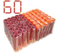 Airlab 60pcs Fléchettes pour Blastes Nerf Mega, 9,5cm Balles pour Pistolet Nerf Fortnite Mega, Flèche Munition Accessoire de Bullet Recharge pour N-Strike Elite, Cadeau Halloween Noël, Rouge