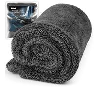 Airlab XL Chiffon Microfibre Séchage Voiture 60x40CM, 1200GSM Serviette Super Absorbant Anti Rayures Polissage Detail Auto Moto Vitre Salle de Bain, Lingette Entretien Efficace Professionnel Nettoyage