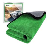 Airlab XXL Chiffon Microfibre Séchage Voiture 90x60CM, 500GSM Serviette Super Absorbant Anti Rayures Polissage Detail Auto Moto Vitre Salle de Bain, Lingette Professionnel Efficace Entretien Nettoyage