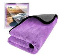 Airlab XXL Chiffon Microfibre Séchage Voiture 90x60CM, 500GSM Serviette Super Absorbant Anti Rayures Polissage Detail Auto Moto Vitre Salle de Bain, Lingette Entretien Efficace Professionnel Nettoyage
