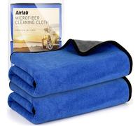 Airlab XXL Chiffon Microfibre Séchage Voiture Auto Super Absorbant 90x60CM | Serviette Anti Rayures Polissage Detail Moto Vitre Salle de Bain, Lingette Efficace Entretien Professionnel Nettoyage, 500GSM