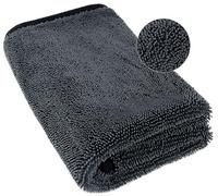 Airlab XXL Chiffon Microfibre Séchage Voiture Auto Super Absorbant 90x60CM | Serviette Anti Rayures Polissage Detail Moto Vitre Salle de Bain, Lingette Efficace Entretien Professionnel Nettoyage, 600GSM