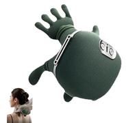 Airlandolists Hand Shoulder and Neck Massage, Neck and Shoulder Massager with Heat, Electric Simulated Human Hand Cervical Trapezius Necks Massager Pillow, Compact Lightweight (1pcs)