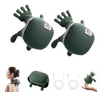Airlandolists Massage Master for Shoulder, Neck Shoulder Massager, Simulated Human Hand Cervical Trapezius Neck Massager Pillow, with Heat, for Shoulders, Leg, Body Muscle Relief (2Pcs)