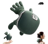 Airlandolists Masseur Shiatsu pour les mains, les épaules et le cou, masseur Shiatsu du dos et du cou avec pétrissage 3D à 3 vitesses, fonction de chaleur pour les épaules, le bas de l'abdomen, cadeau