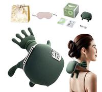 Airlandolists ZoserX Masseur Shiatsu portable sans fil pour épaules et cou avec 3 vitesses de réglage pour homme et femme