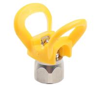 Airless Protection de siège de buse de pulvérisateur de peinture - Protection de pointe plate pour pistolets à haute pression, filetage G7/8-14, douille de 11,42 mm, construction en métal et plastique