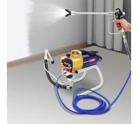 Airless Pulvérisateur de Peinture Système de Pulvérisation de Peinture Électrique Pistolet à Peinture avec Tuyau Haute Pression 8m Pulvérisateur Mural Pulvérisateur Peinture Pulvérisateur Pistolet
