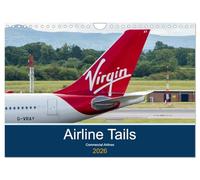 Airline Tails (Wall Calendar 2026 DIN A4 landscape), CALVENDO 12 Month Wall Calendar: Commercial Airlines