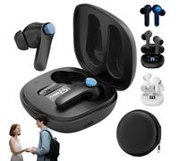 Airlingo - Casque Ki avec traducteur direct, traducteur simultané AI avec traducteur, traduction en temps réel en 144+ langues, comprendre chaque langue - Comme un obs était votre propre (noir, 1