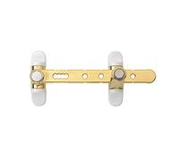 AIRLOCK a bouton poussoir doré - Entrebâilleur à bouton poussoir pour fenêtres - SOCONA Ref. L2
