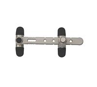 AIRLOCK a bouton poussoir Nickel - Entrebâilleur pour fenêtres - SOCONA Ref. L4