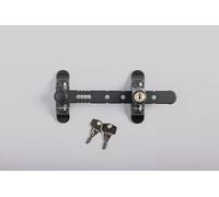 AIRLOCK a clé Noir - Entrebâilleur à clefs pour fenêtres - SOCONA Ref. L3C