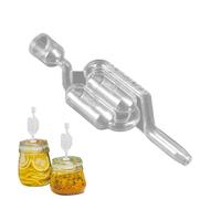 Airlocks pour fermentation, vannes hydrauliques transparentes pour fermentation des aliments - Kit de démarrage avec matériau hermétique pour préparation maison de choucroute, cornichons et boissons