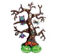 ballon en forme d'arbre halloween 157cm - amscan 4242111 Marron