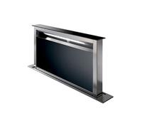 Airlux AHR970BK verre noir et inox 90 cm