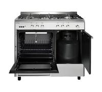 Airlux AA9PCGIX2 Butamax - Butanette 90cm Gaz noir inox